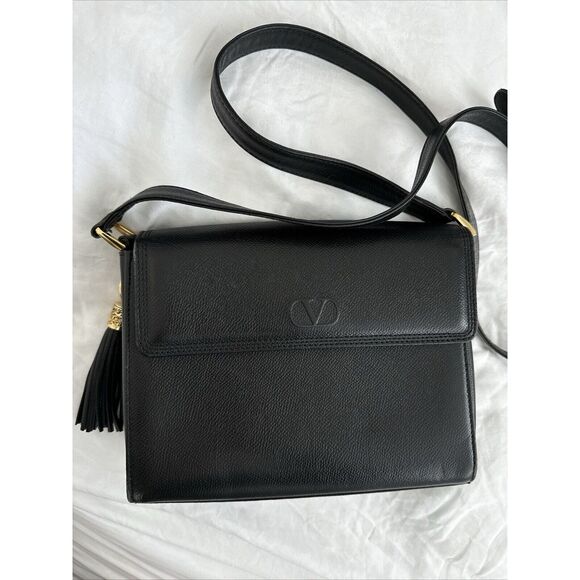 Valentino Handbags - VALENTINO Grained Leather Crossbody Bag